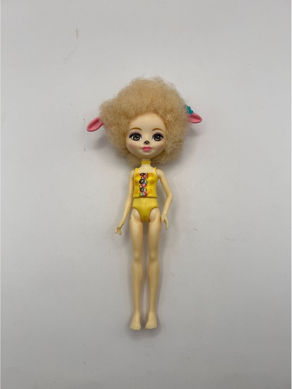 Enchantimals Lorna Lamb Doll Curly Blonde Hair Sheep Ears Figure